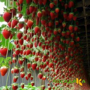 Клубника ампельная Анастасия купить по цене от 370р. в интернет-магазине «Посадика» с доставкой почтой в в Яранске и по всей России – [изображение №1].