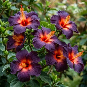 Гибискус Вивида Флэр купить по цене от 279р. в интернет-магазине «Посадика» с доставкой почтой в в Яранске и по всей России – [изображение №1].