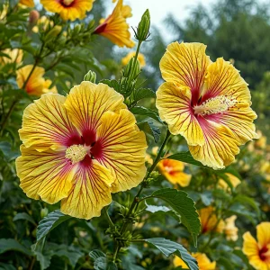 Гибискус Свит Соната купить по цене от 249р. в интернет-магазине «Посадика» с доставкой почтой в в Яранске и по всей России – [изображение №1].