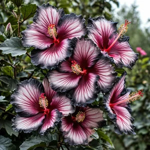 Гибискус садовый Самер Бридж купить по цене от 306р. в интернет-магазине «Посадика» с доставкой почтой в в Яранске и по всей России – [изображение №1].