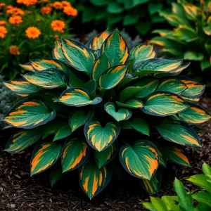 Хоста Бархатный Полог купить по цене от 560р. в интернет-магазине «Посадика» с доставкой почтой в в Яранске и по всей России – [изображение №1].