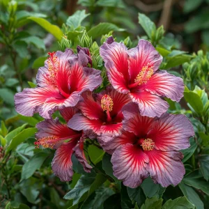 Гибискус Кримсон Флейм купить по цене от 479р. в интернет-магазине «Посадика» с доставкой почтой в в Яранске и по всей России – [изображение №1].