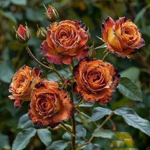 Роза плетистая Оранжевый Бриллиант купить по цене от 450р. в интернет-магазине «Посадика» с доставкой почтой в в Яранске и по всей России – [изображение №1].